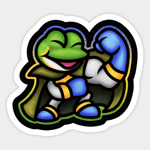 Frog Wins Sticker by Kari Likelikes